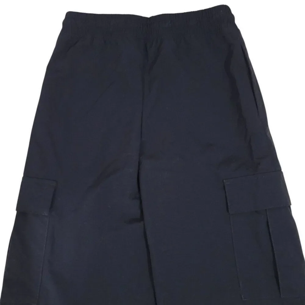 Jordan Double Cargo Woven Pant Girl Size Medium Big Kid‎ Black Wide Leg 10-12Yrs
